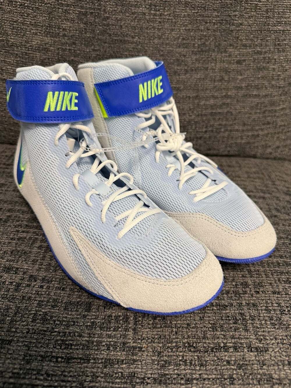 Nike Speedsweep VIII Size 10.5 Blue Tint Wrestling Shoes